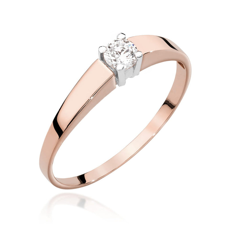 Inel Aur 14K cu Diamant Natural 0.20 ct, imaginea 7 din 9