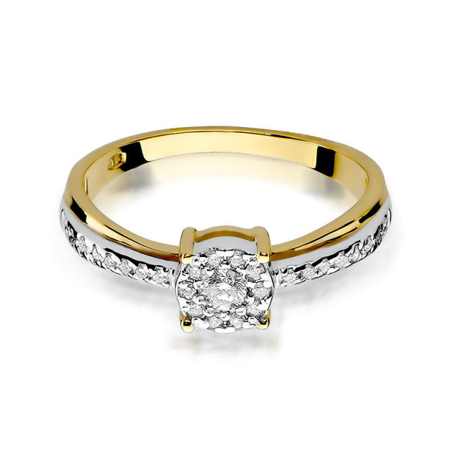 Inel Aur 14K cu Diamante Naturale 0.26 ct, imaginea 2 din 10