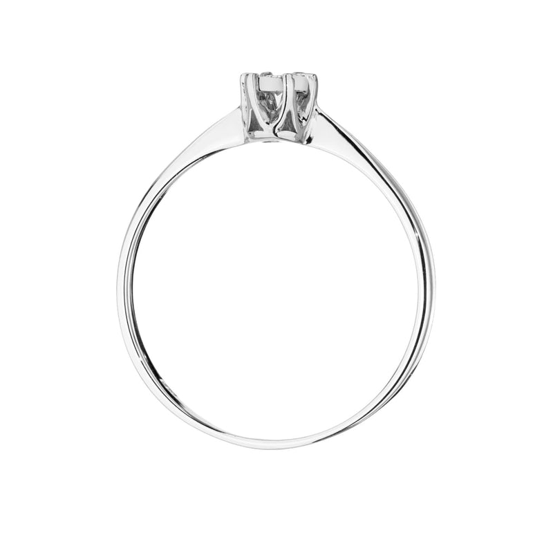Inel Aur 14K cu Diamant Natural 0.03 ct, imaginea 6 din 11
