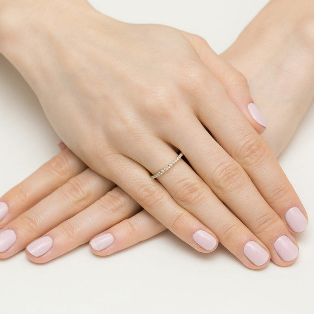 Inel Aur 14K cu Diamante Naturale 0.18 ct, imaginea 7 din 10