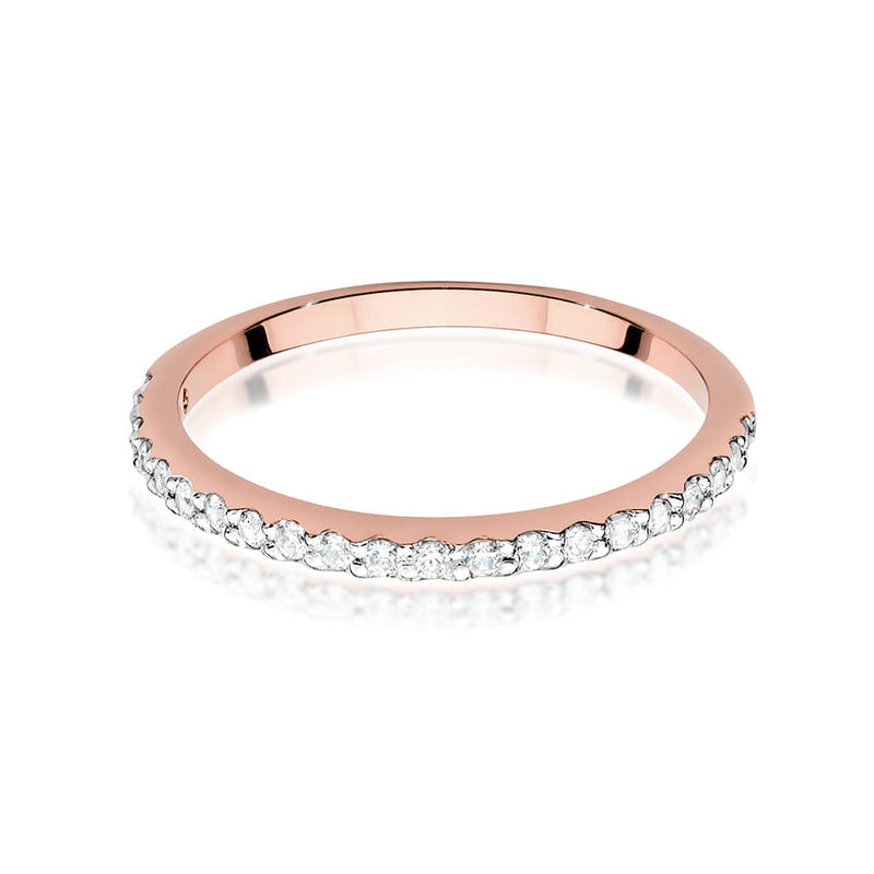 Inel Aur 14K cu Diamante Naturale 0.18 ct, imaginea 9 din 10