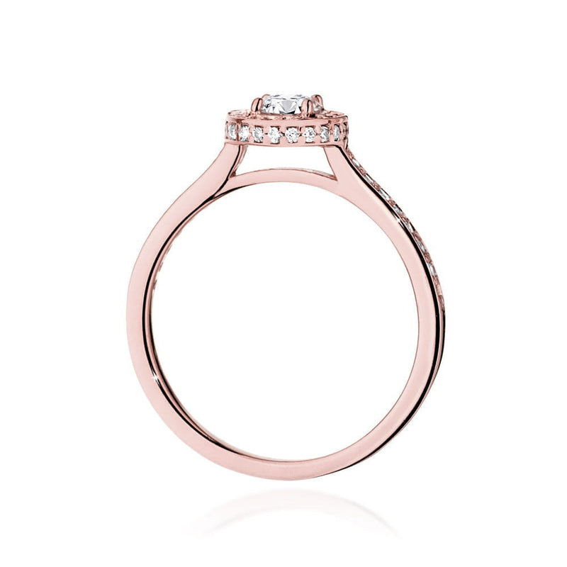 Inel Aur 14K cu Diamante Naturale 0.74 ct, imaginea 10 din 10