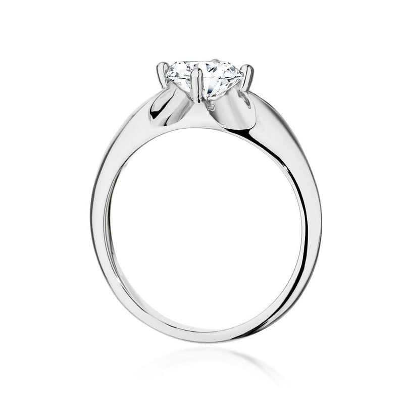 Inel Aur 14K cu Diamant Natural 0.70 ct, imaginea 6 din 9