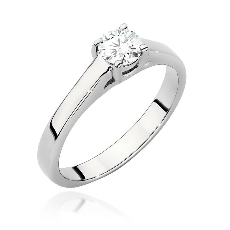 Inel Aur 14K cu Diamant Natural 0.40 ct, imaginea 7 din 9