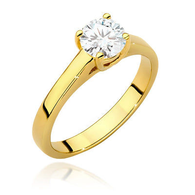 Inel Aur 14K cu Diamant Natural 0.70 ct