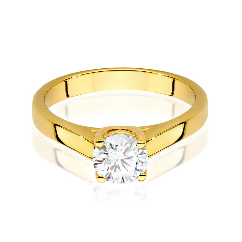 Inel Aur 14K cu Diamant Natural 0.70 ct, imaginea 2 din 9