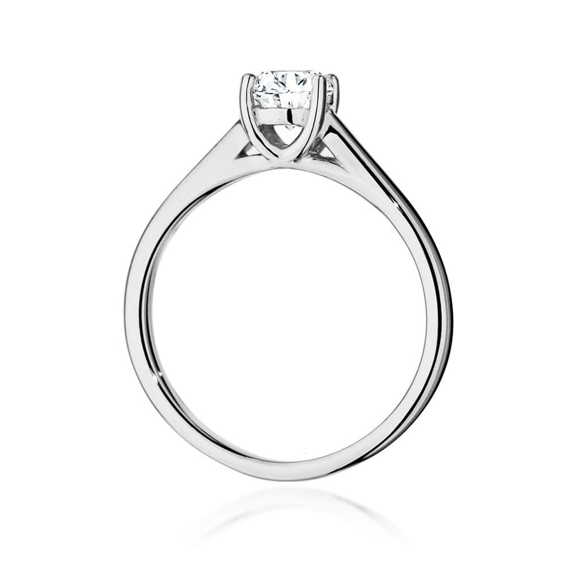 Inel Aur 14K cu Diamant Natural 0.70 ct, imaginea 6 din 9