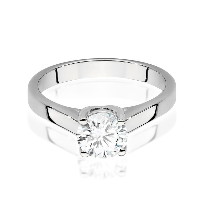 Inel Aur 14K cu Diamant Natural 1.00 ct, imaginea 5 din 9