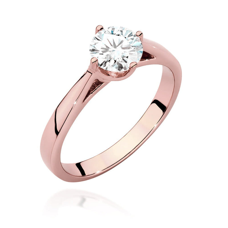 Inel Aur 14K cu Diamant Natural 0.70 ct, imaginea 7 din 9