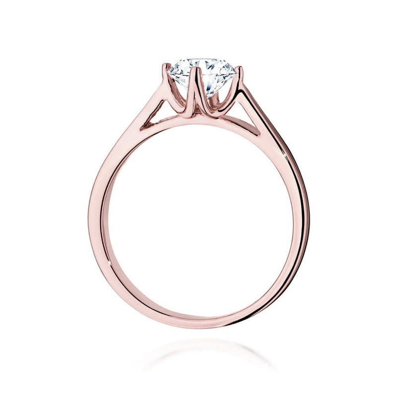 Inel Aur 14K cu Diamant Natural 0.70 ct, imaginea 9 din 9