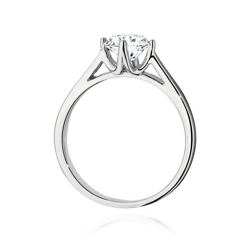Inel Aur 14K cu Diamant Natural 1.00 ct, imaginea 6 din 9