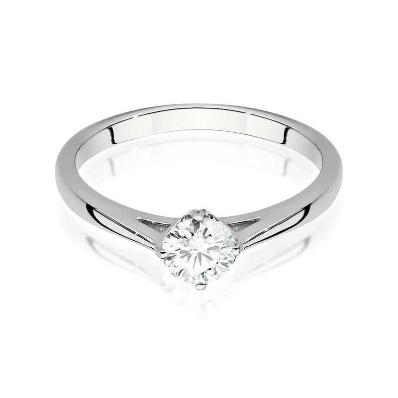 Inel Aur 14K cu Diamant Natural 0.40 ct, imaginea 5 din 9