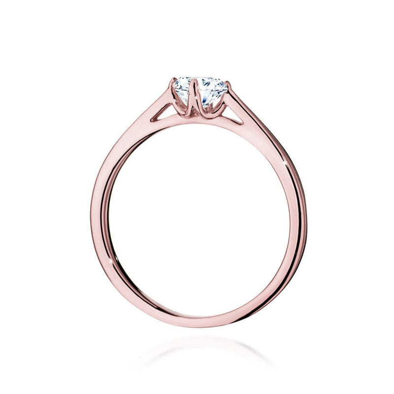 Inel Aur 14K cu Diamant Natural 0.40 ct, imaginea 9 din 9
