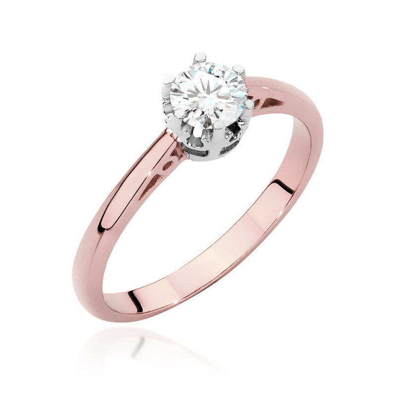 Inel Aur 14K cu Diamant Natural 0.40 ct, imaginea 7 din 9