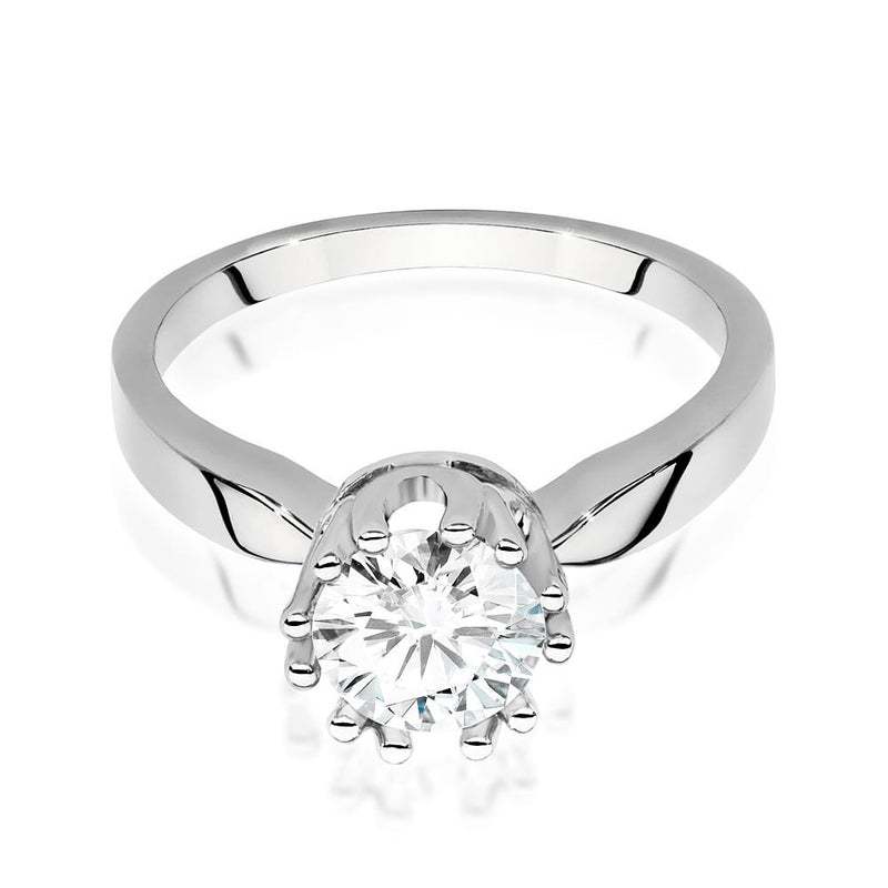 Inel Aur 14K cu Diamant Natural 1.00 ct, imaginea 5 din 9