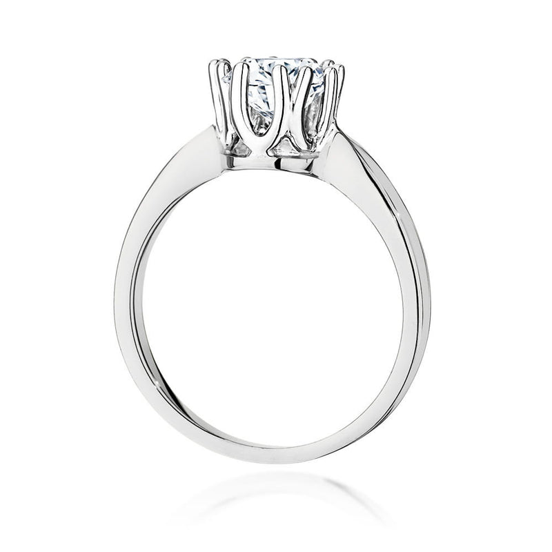 Inel Aur 14K cu Diamant Natural 1.00 ct, imaginea 6 din 9