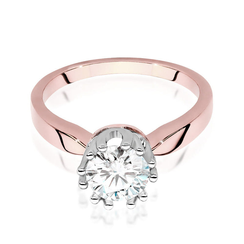 Inel Aur 14K cu Diamant Natural 1.00 ct, imaginea 8 din 9