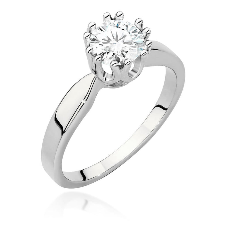 Inel Aur 14K cu Diamant Natural 0.70 ct, imaginea 4 din 9