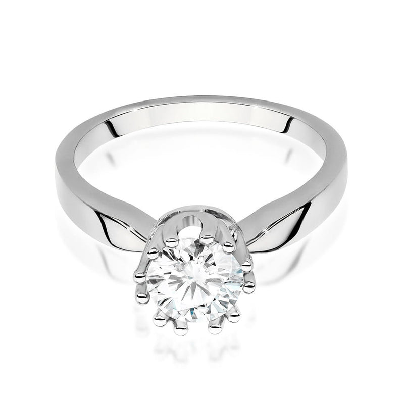 Inel Aur 14K cu Diamant Natural 0.70 ct, imaginea 5 din 9