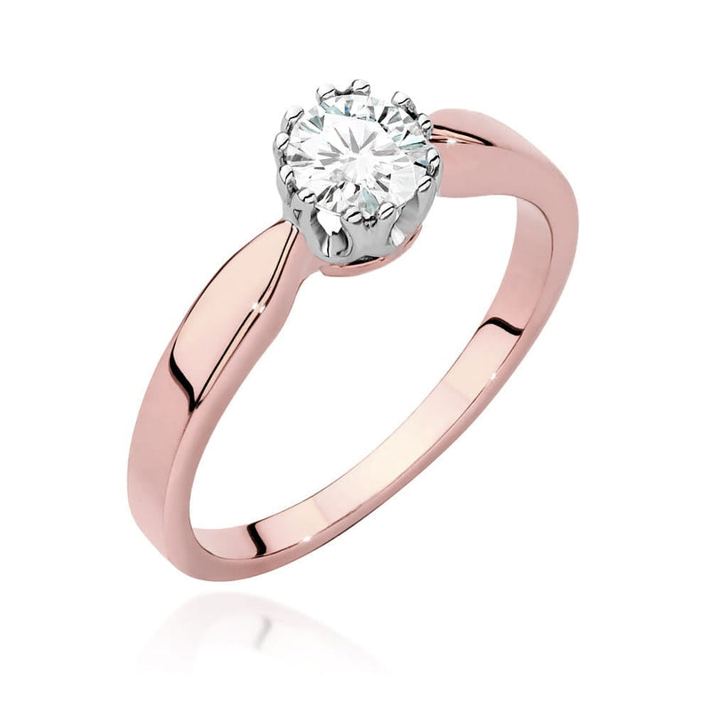 Inel Aur 14K cu Diamant Natural 0.40 ct, imaginea 5 din 7