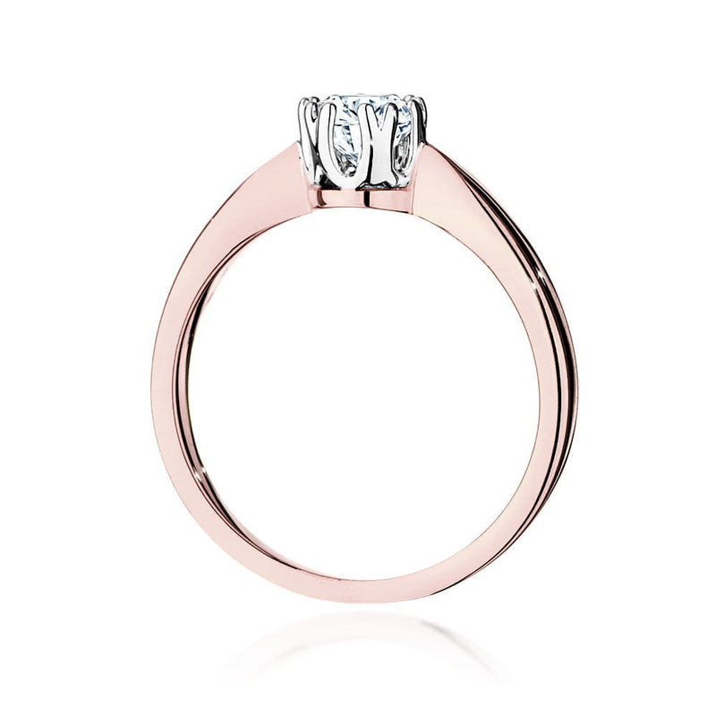 Inel Aur 14K cu Diamant Natural 0.40 ct, imaginea 7 din 7