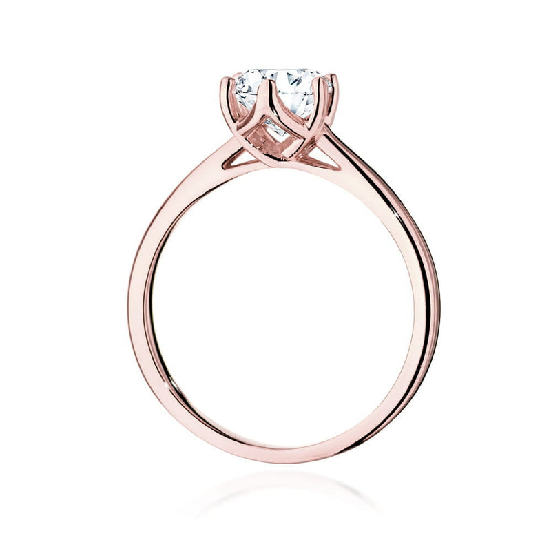 Inel Aur 14K cu Diamant Natural 1.00 ct, imaginea 9 din 9