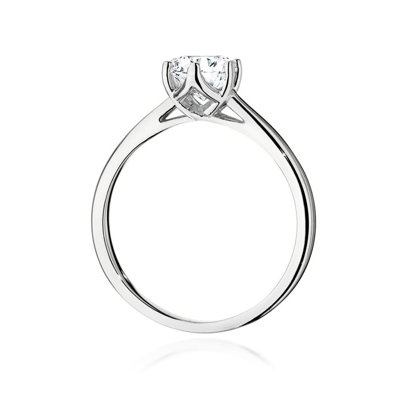 Inel Aur 14K cu Diamant Natural 0.70 ct, imaginea 6 din 9