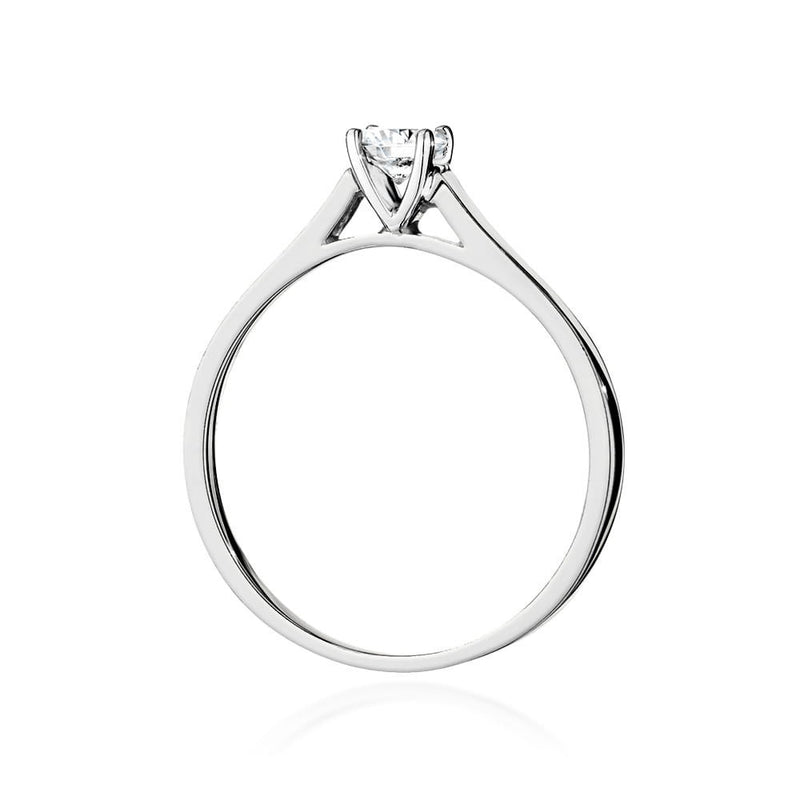 Inel Aur 14K cu Diamant Natural 0.40 ct, imaginea 6 din 9