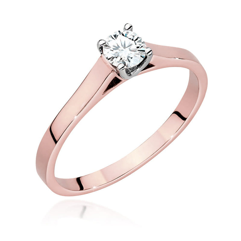 Inel Aur 14K cu Diamant Natural 0.40 ct, imaginea 7 din 9