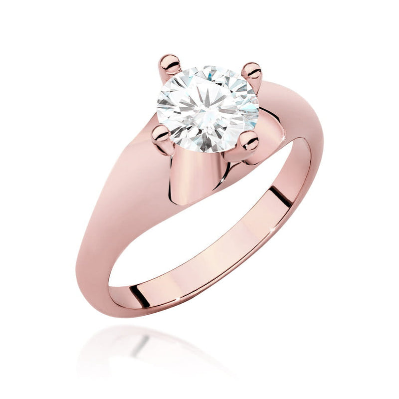 Inel Aur 14K cu Diamant Natural 1.00 ct, imaginea 7 din 9