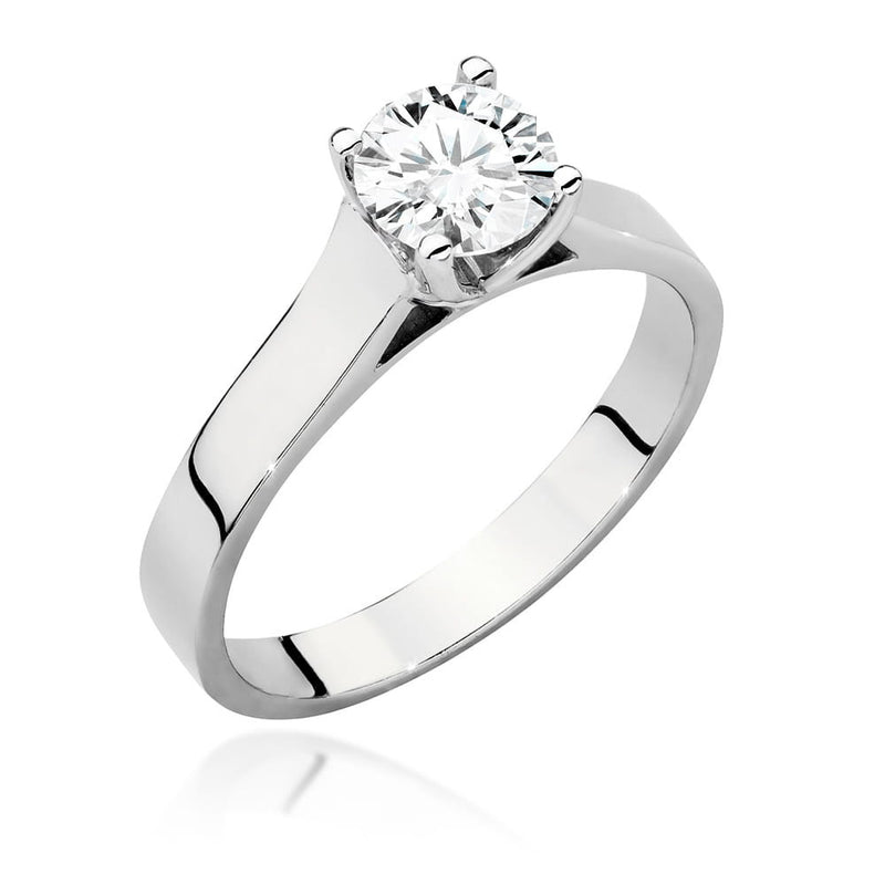 Inel Aur 14K cu Diamant Natural 0.70 ct, imaginea 4 din 9
