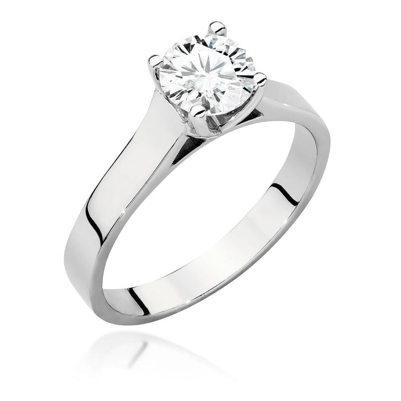 Inel Aur 14K cu Diamant Natural 1.00 ct, imaginea 4 din 9