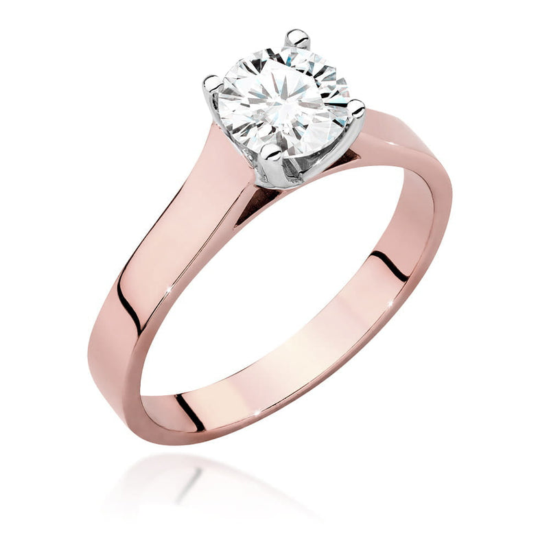 Inel Aur 14K cu Diamant Natural 1.00 ct, imaginea 7 din 9