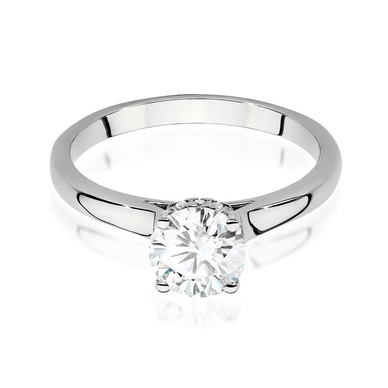 Inel Aur 14K cu Diamante Naturale 1.07 ct, imaginea 5 din 9