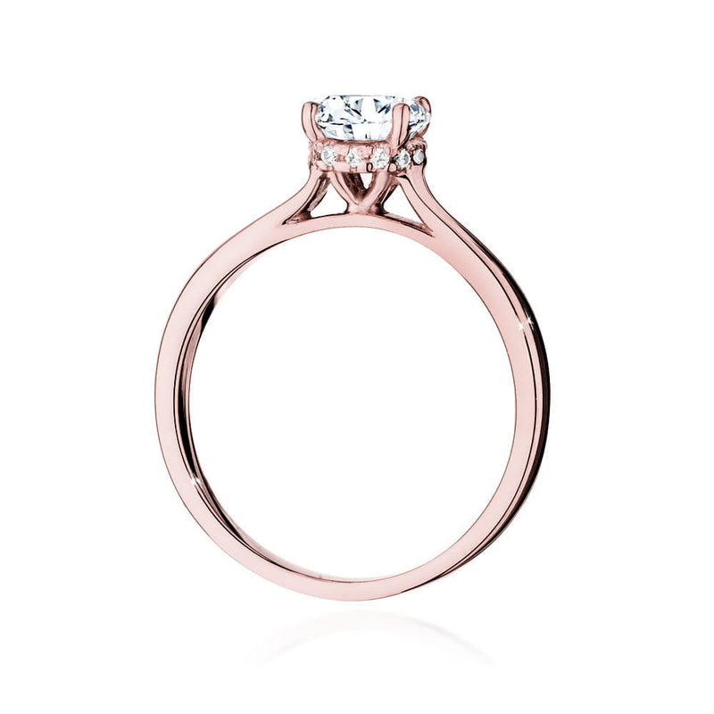 Inel Aur 14K cu Diamante Naturale 1.07 ct, imaginea 9 din 9