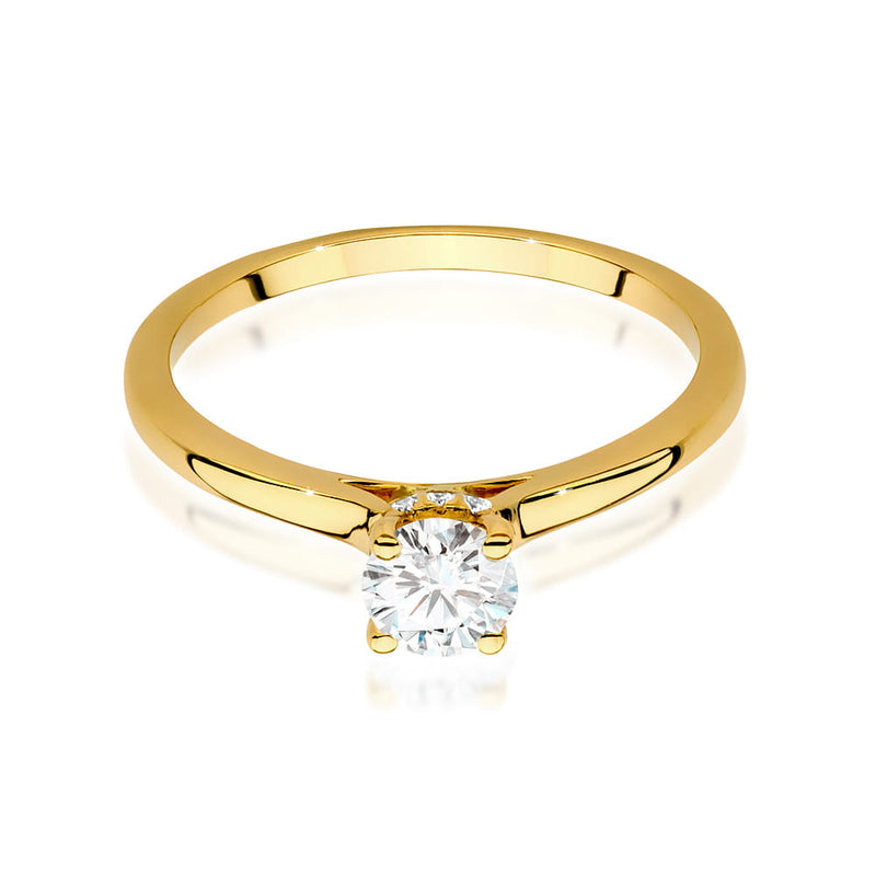 Inel Aur 14K cu Diamante Naturale 0.46 ct, imaginea 2 din 8