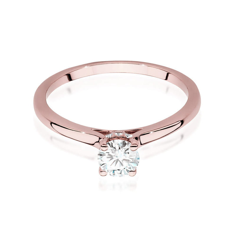 Inel Aur 14K cu Diamante Naturale 0.46 ct, imaginea 8 din 8