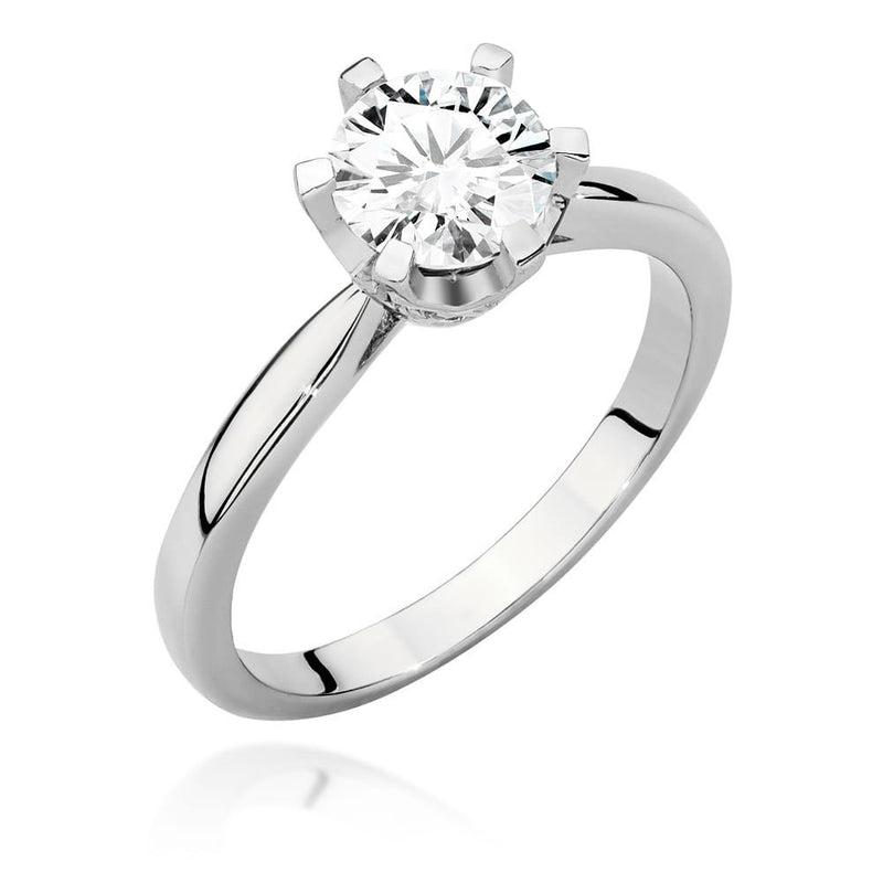 Inel Aur 14K cu Diamante Naturale 1.06 ct, imaginea 4 din 9