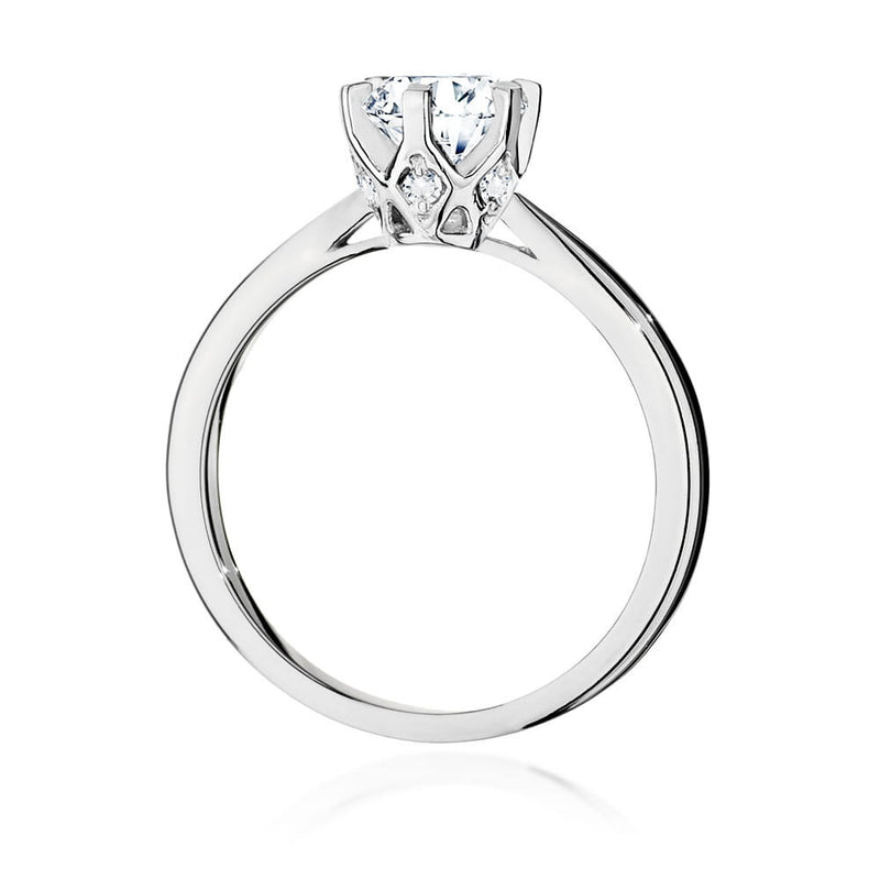 Inel Aur 14K cu Diamante Naturale 1.06 ct, imaginea 6 din 9