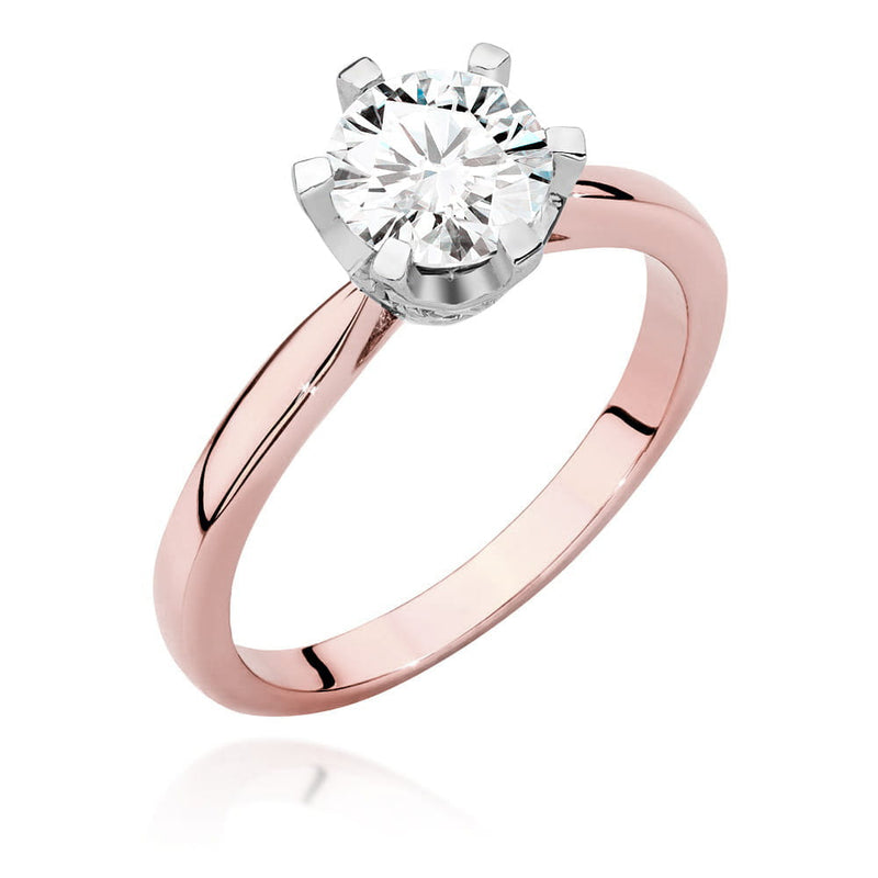 Inel Aur 14K cu Diamante Naturale 1.06 ct, imaginea 7 din 9