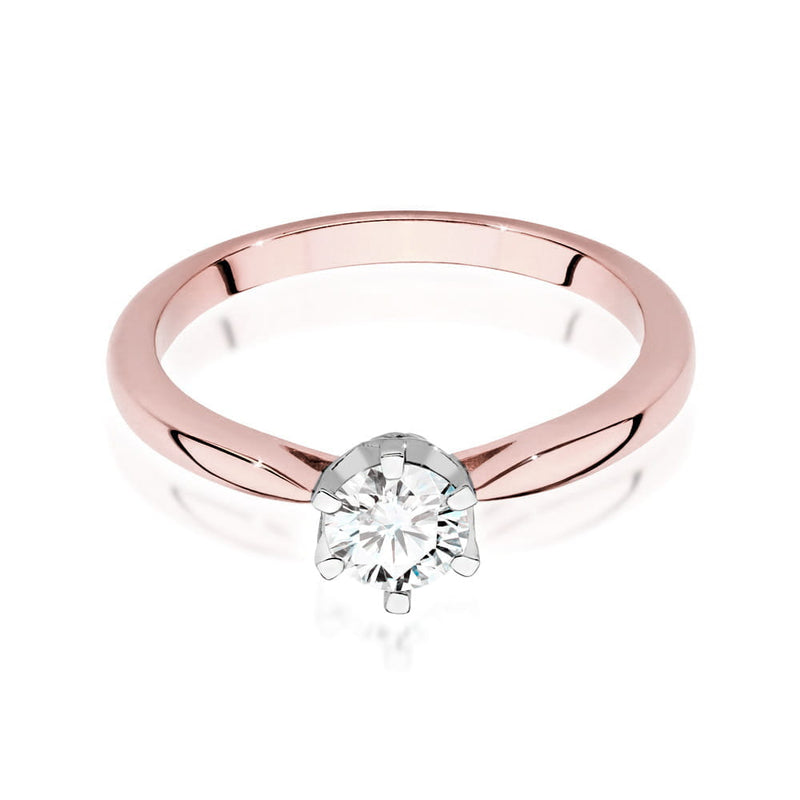 Inel Aur 14K cu Diamante Naturale 0.46 ct, imaginea 8 din 9