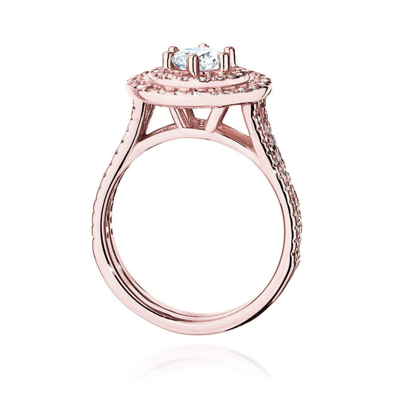 Inel Aur 14K cu Diamante Naturale 1.11 ct, imaginea 9 din 9