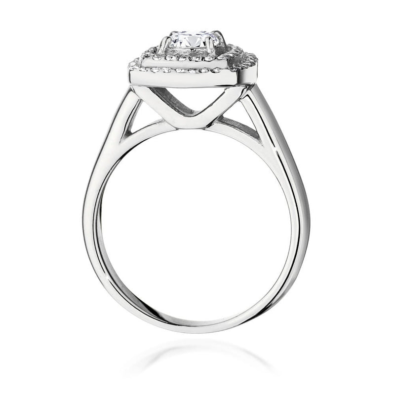 Inel Aur 14K cu Diamante Naturale 0.78 ct, imaginea 6 din 9