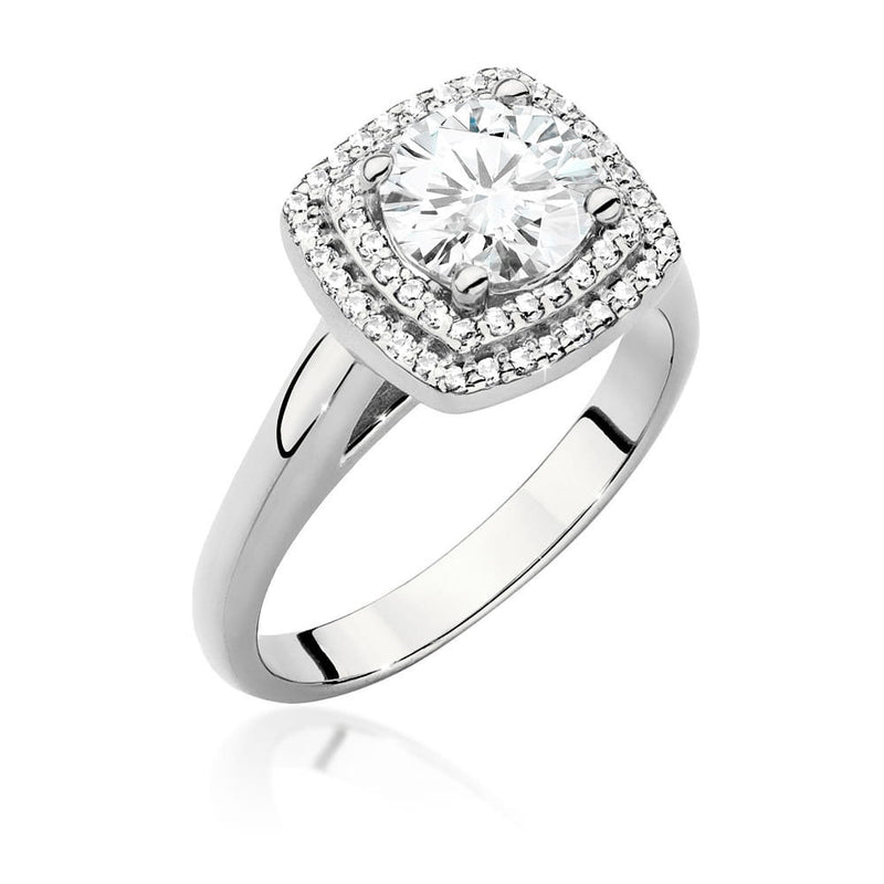 Inel Aur 14K cu Diamante Naturale 1.28 ct, imaginea 4 din 9