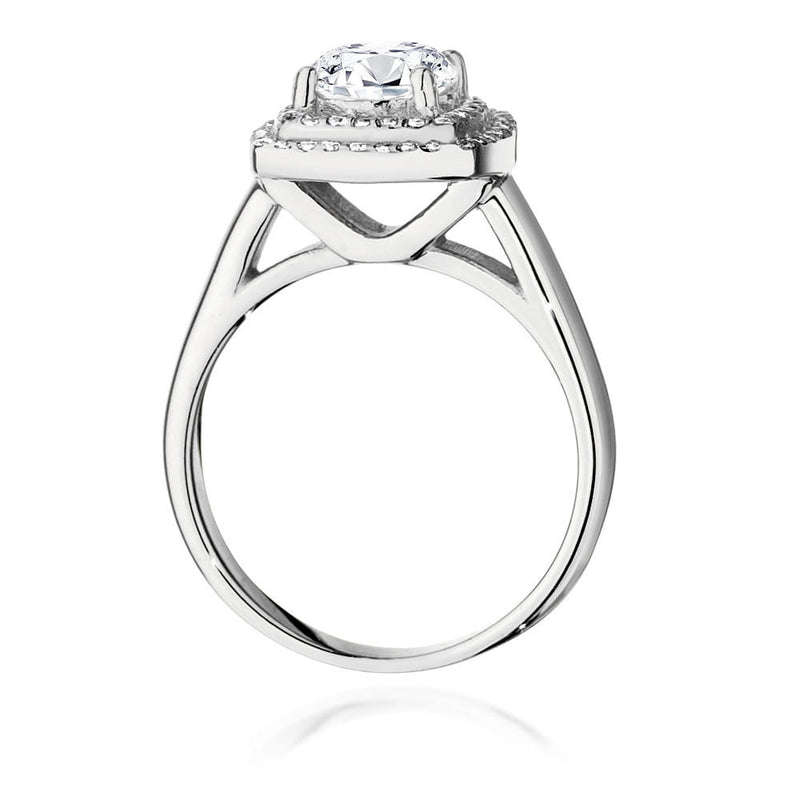 Inel Aur 14K cu Diamante Naturale 1.28 ct, imaginea 6 din 9