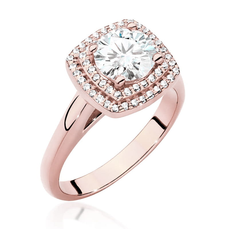 Inel Aur 14K cu Diamante Naturale 1.28 ct, imaginea 7 din 9