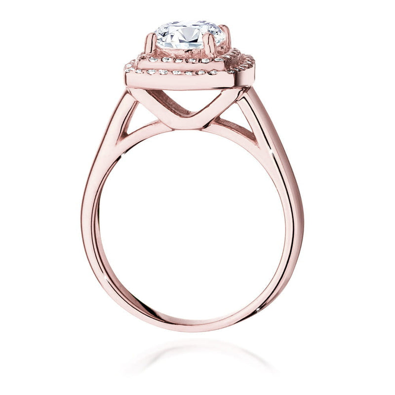 Inel Aur 14K cu Diamante Naturale 1.28 ct, imaginea 9 din 9