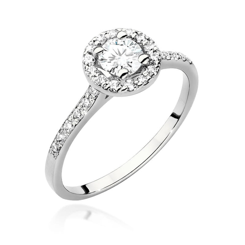 Inel Aur 14K cu Diamante Naturale 0.74 ct, imaginea 4 din 9