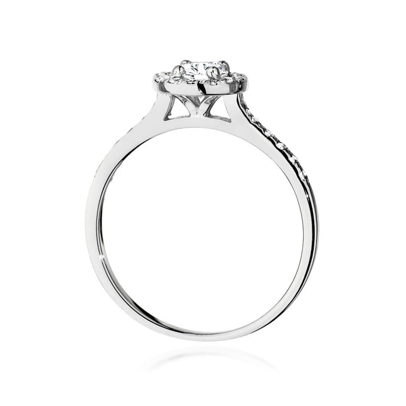 Inel Aur 14K cu Diamante Naturale 0.74 ct, imaginea 6 din 9