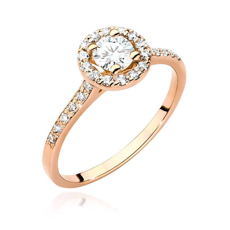 Inel Aur 14K cu Diamante Naturale 0.74 ct, imaginea 7 din 9